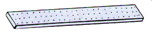 Galvanized steel planks